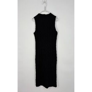 Halogen Dress Large Black Stretch Puckered Sleeveless New Nordstrom